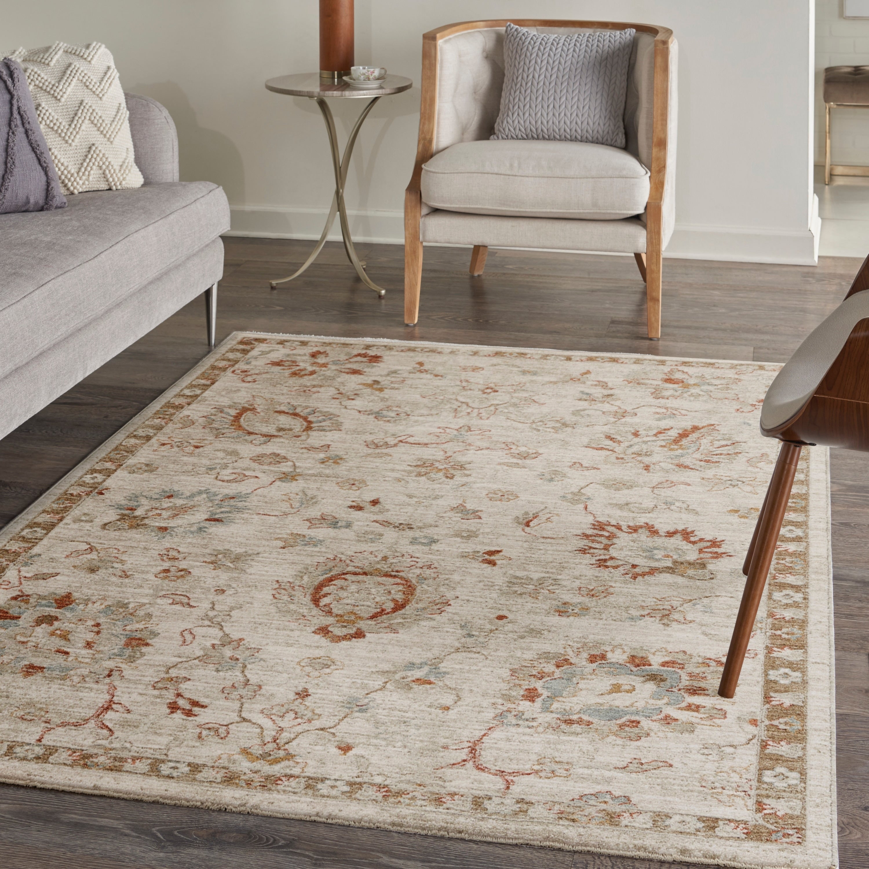 Nourison Asher Bordered Area Rug