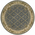 Nourison Ashton House Diamond Black Wool Rug