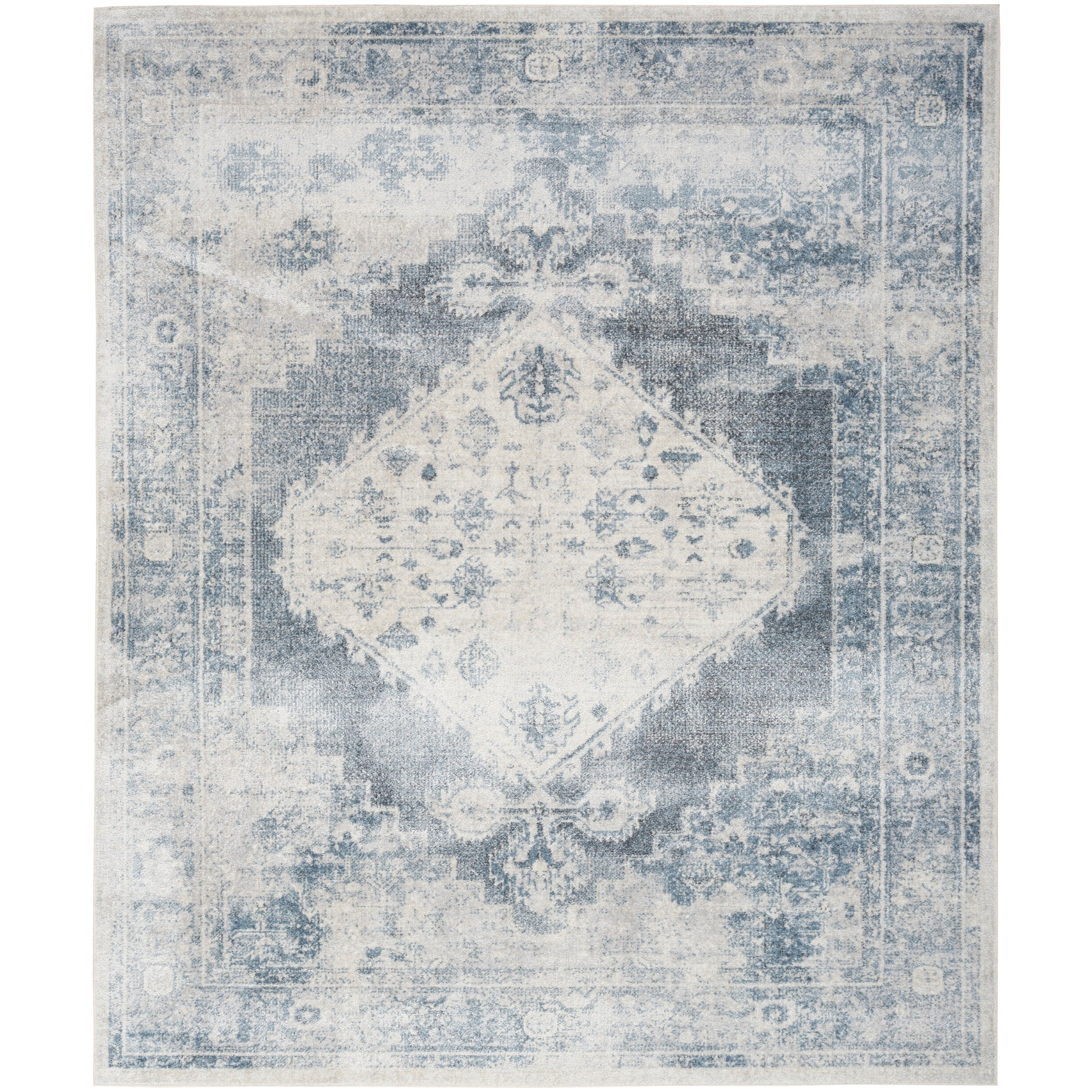 Nourison Astra Machine Washable Distressed Area Rug