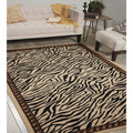 Nourison Bijou Beige Black Area Rug 39 X 59