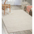 Nourison Bonita White Shag Area Rug 5 X 7