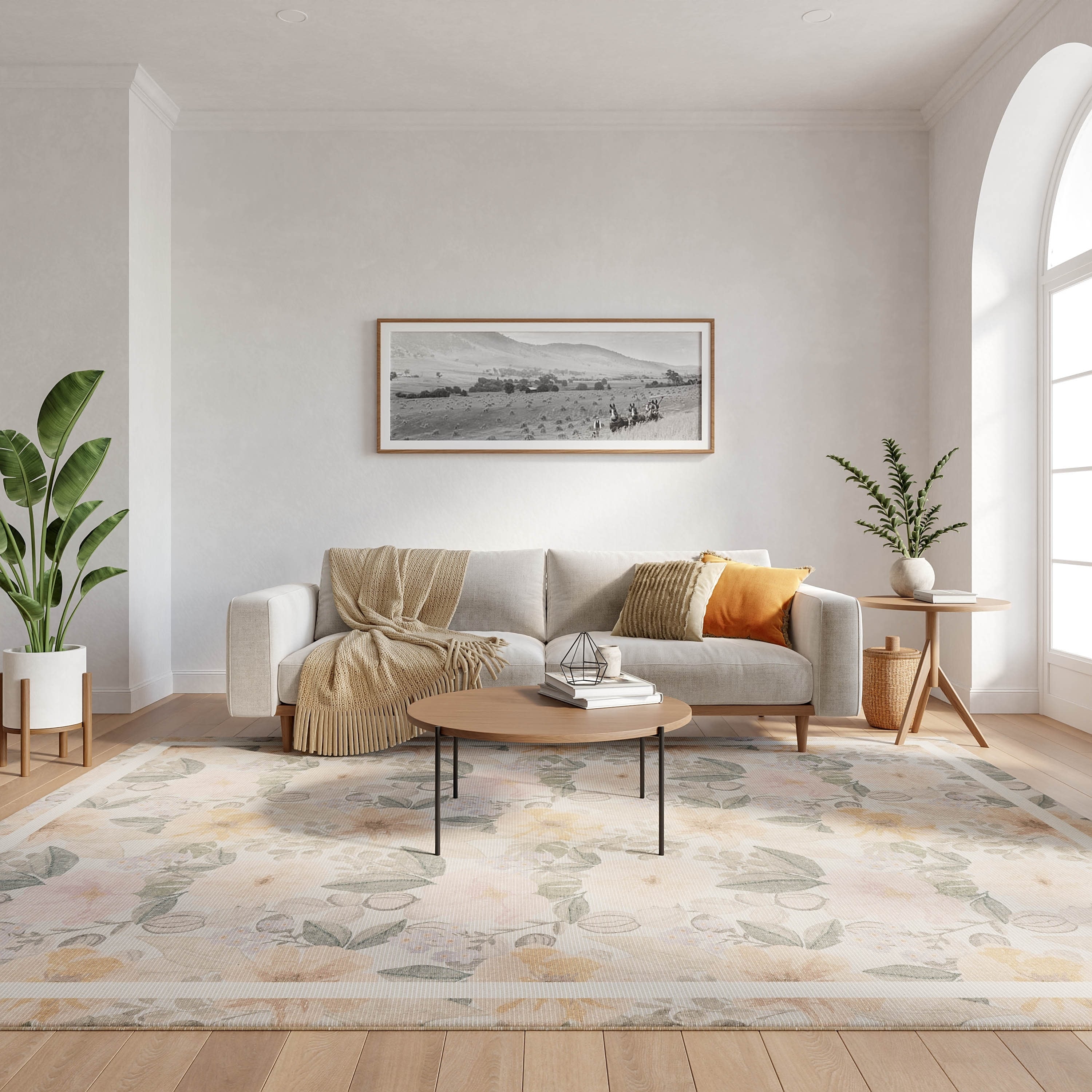 Nourison Botanical Washables Indoor Only Floral Area Rug