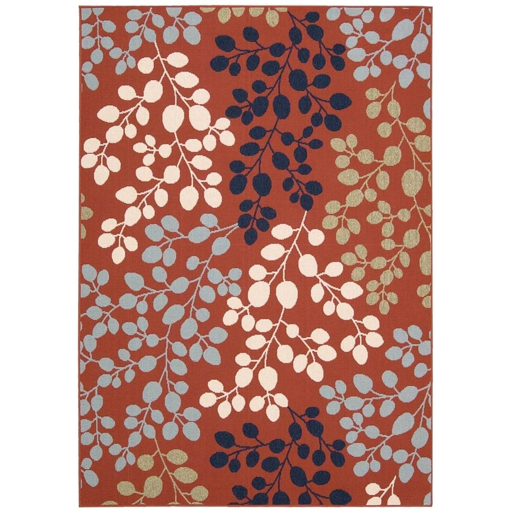Nourison Caribbean Indoor Outdoor Floral Rug