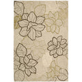 Nourison Casual Hand Hooked Fantasy Beige Rug 19 X 29