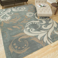Nourison Hand Tufted Contours Silver Rug 8 X 106