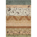 Nourison Hand Tufted Contours Green Area Rug 5 X 76