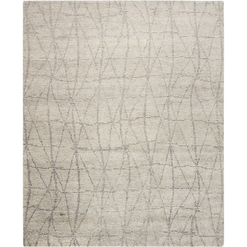 Nourison Ellora Stone Fabric Cotton Wool Indoor Rectangular Area Rug 86 X 116