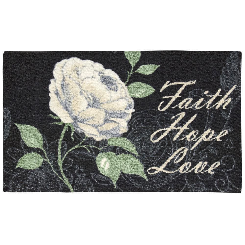 Nourison Enhance Black Accent Rug 18 X 28 18 X 28