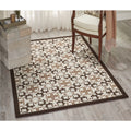 Nourison Enhance Brown Rug 5 X 7