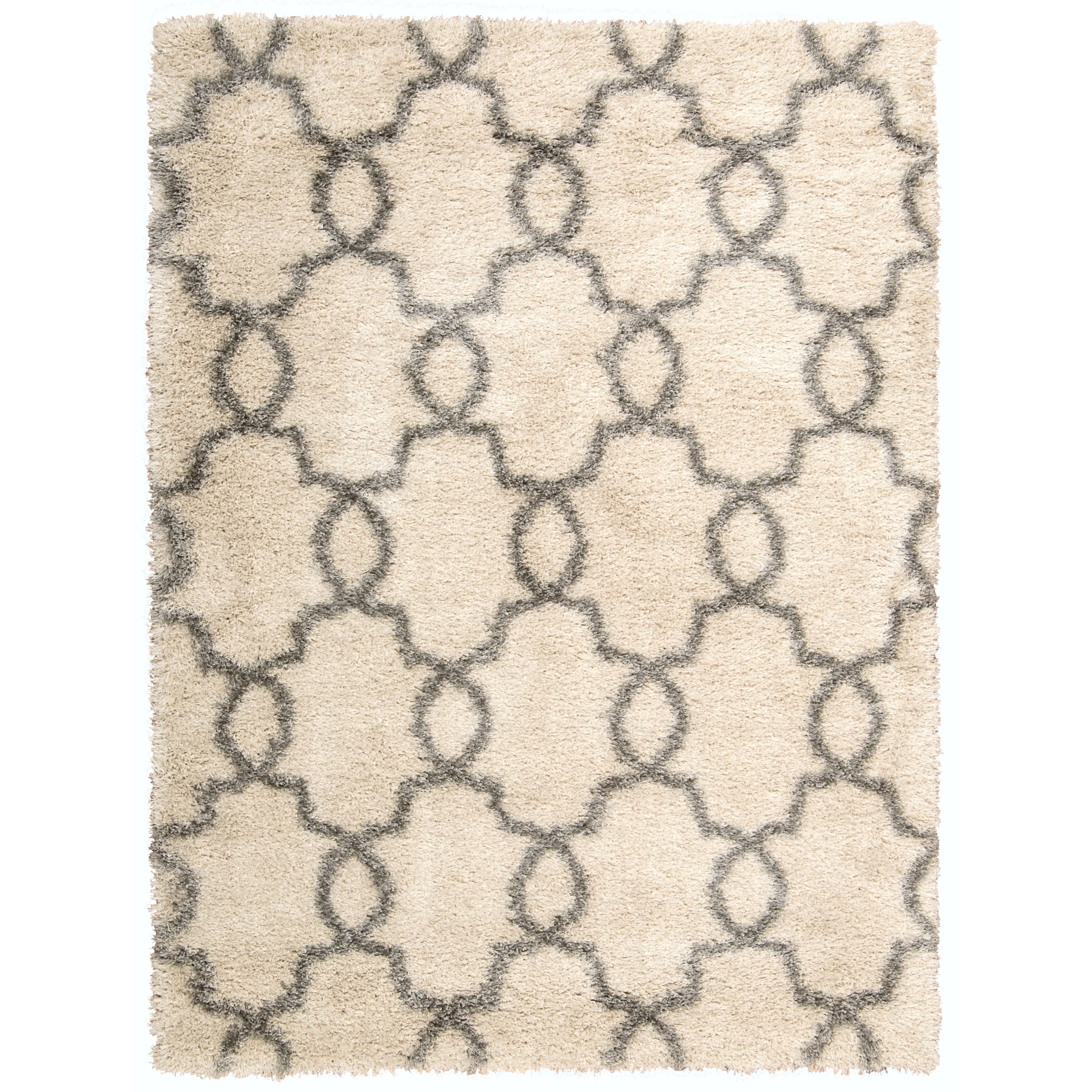 Nourison Escape White Shades Shag Area Rug 710 X 910