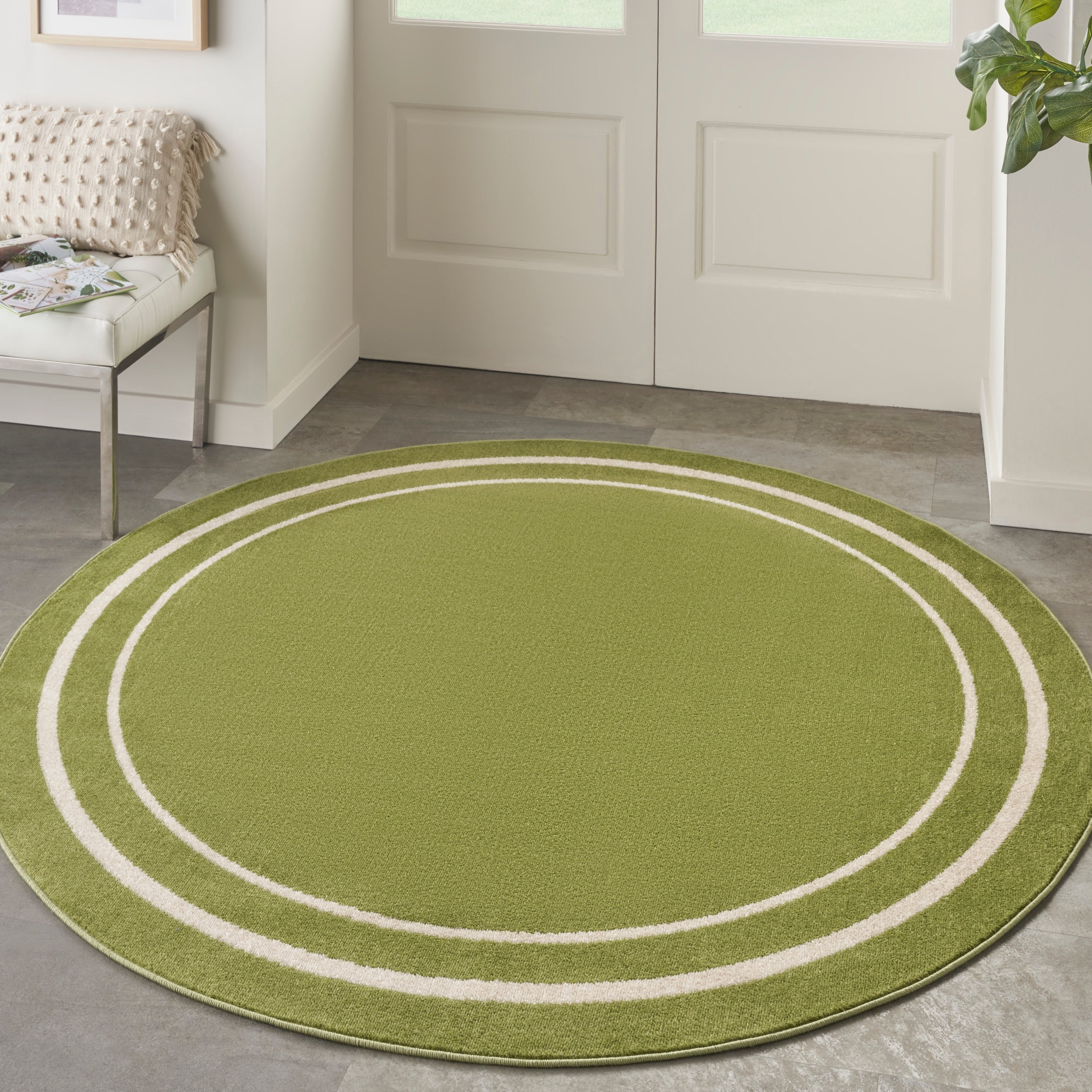 Nourison Essentials Indoor Outdoor Solid Area Rug