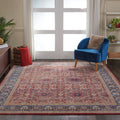 Nourison Global Vintage Red Floral Area Rug 810 X 1110