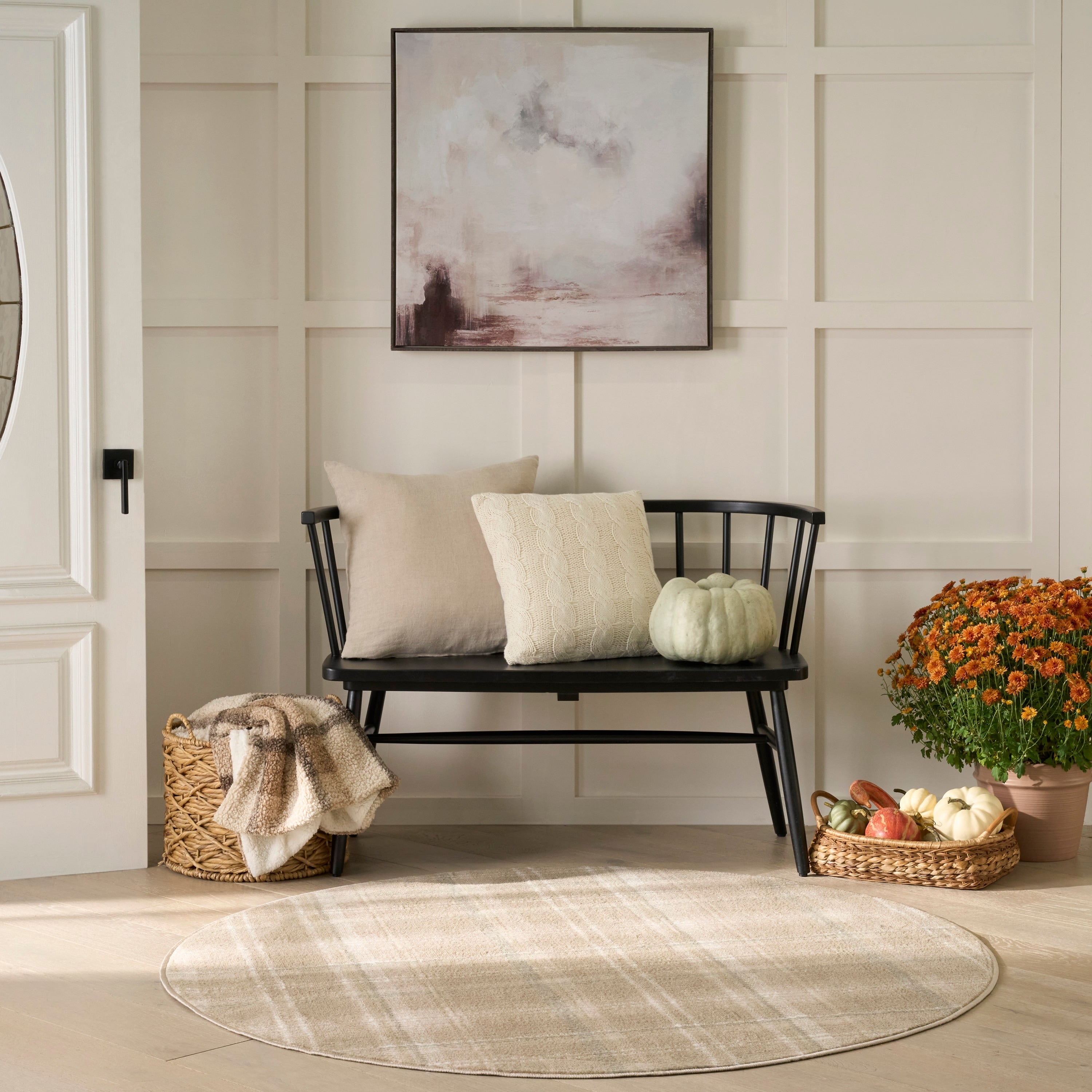 Nourison Grafix Red Plaid Area Rug 53 X 73