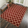 Nourison Grafix Red Trellis Area Rug 710 X 910