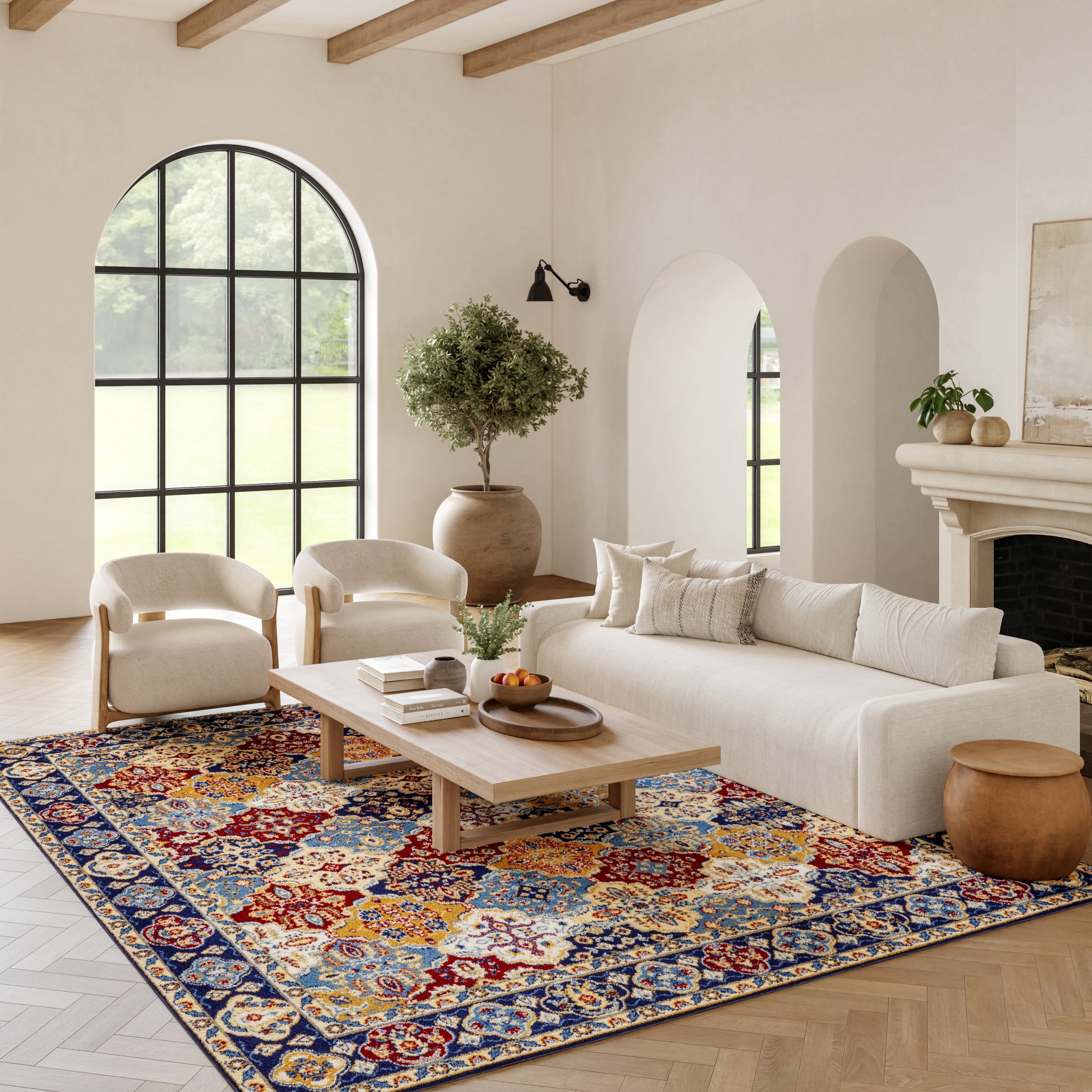 Nourison Grafix Multicolor Traditional Area Rug 710 X 910
