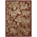 Nourison Graphic Illusions Red Rug 79 X 1010