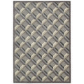 Nourison Graphic Illusions Stone Rug 23 X 39 23 X 39