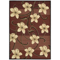 Nourison Hand Hooked Red Paradise Floral Rug 73 X 93 73 X 93