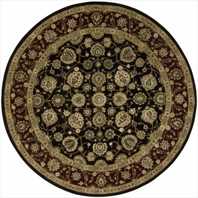 Nourison 2000 Hand Tufted Kashan Black Rug 39 X 59