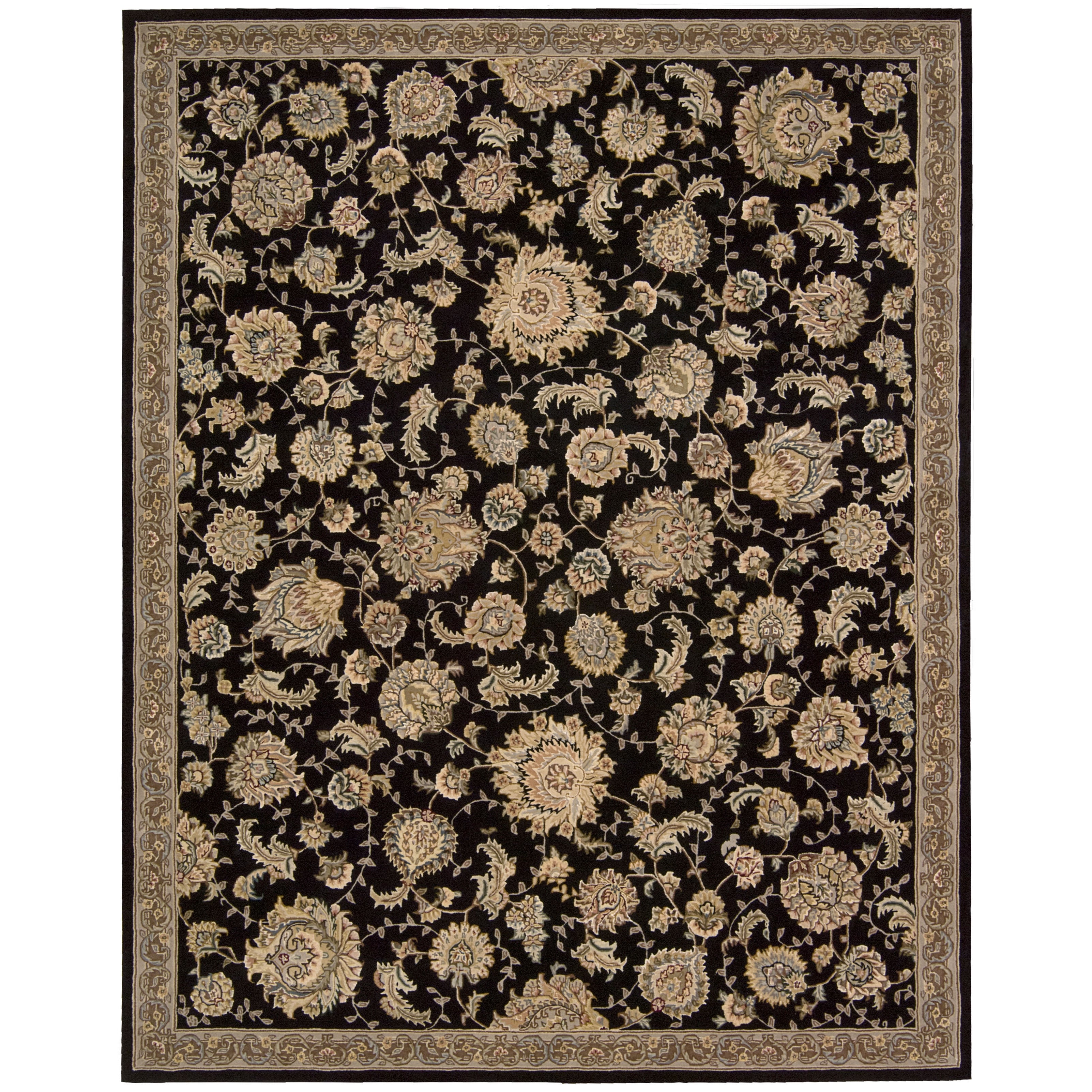 Nourison 2000 Black Area Rug 26 X 43
