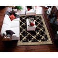 Nourison Hand Tufted Julian Black Wool Rug 8 X 11