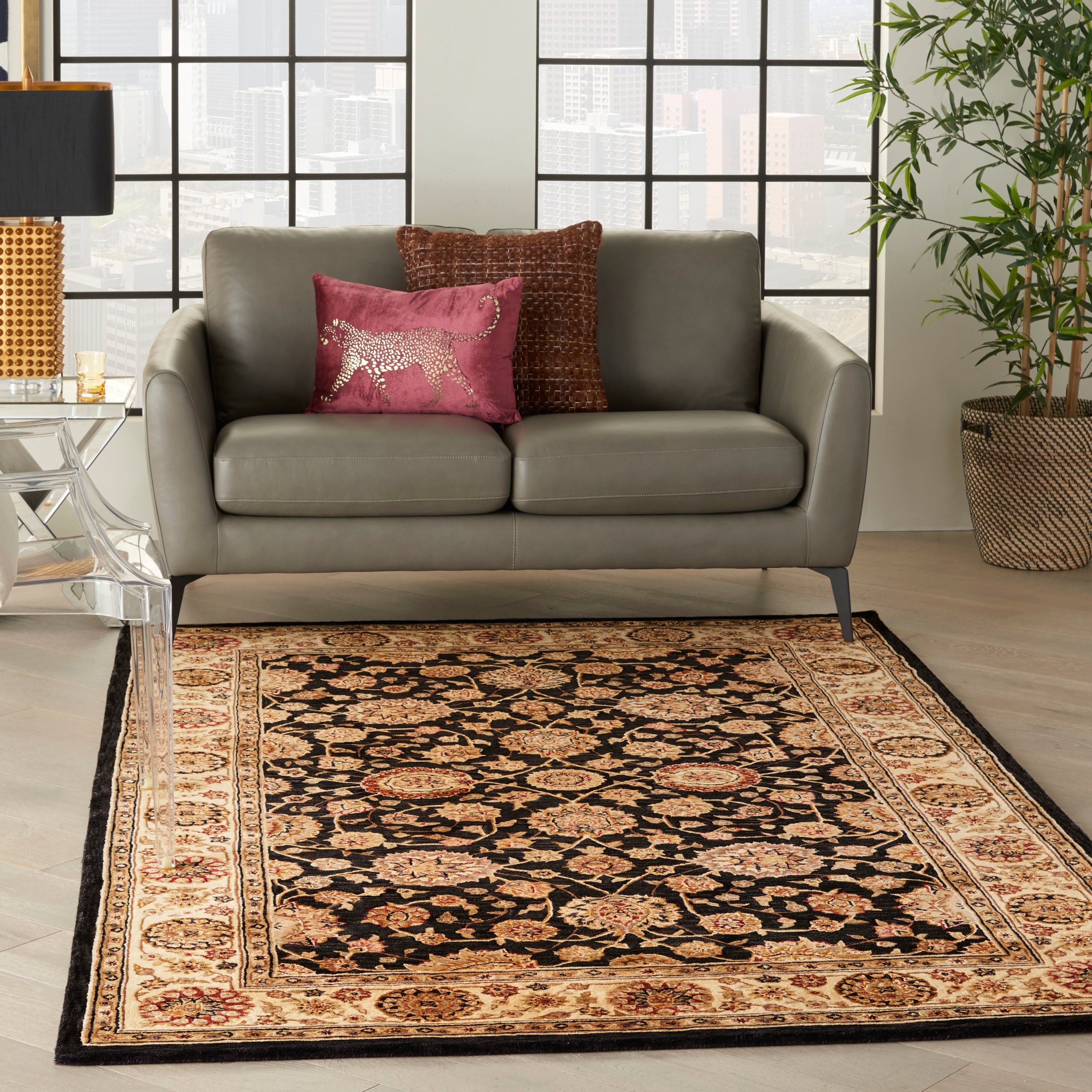 Nourison 2000 Slate Area Rug 26 X 43