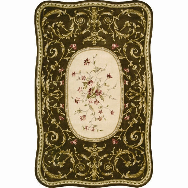 Nourison Hand Tufted Serenata Brown Wool Rug 53 X 83 53 X 83
