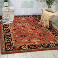 Nourison Hand Tufted Tahoe Rust Wool Rug