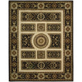 Nourison Hand Tufted Versailles Palace Ivory Black Rug 76 X 96 76 X 96