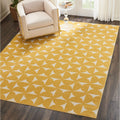 Nourison Harper Yellow Geometric Area Rug 8 X 10 8 X 10