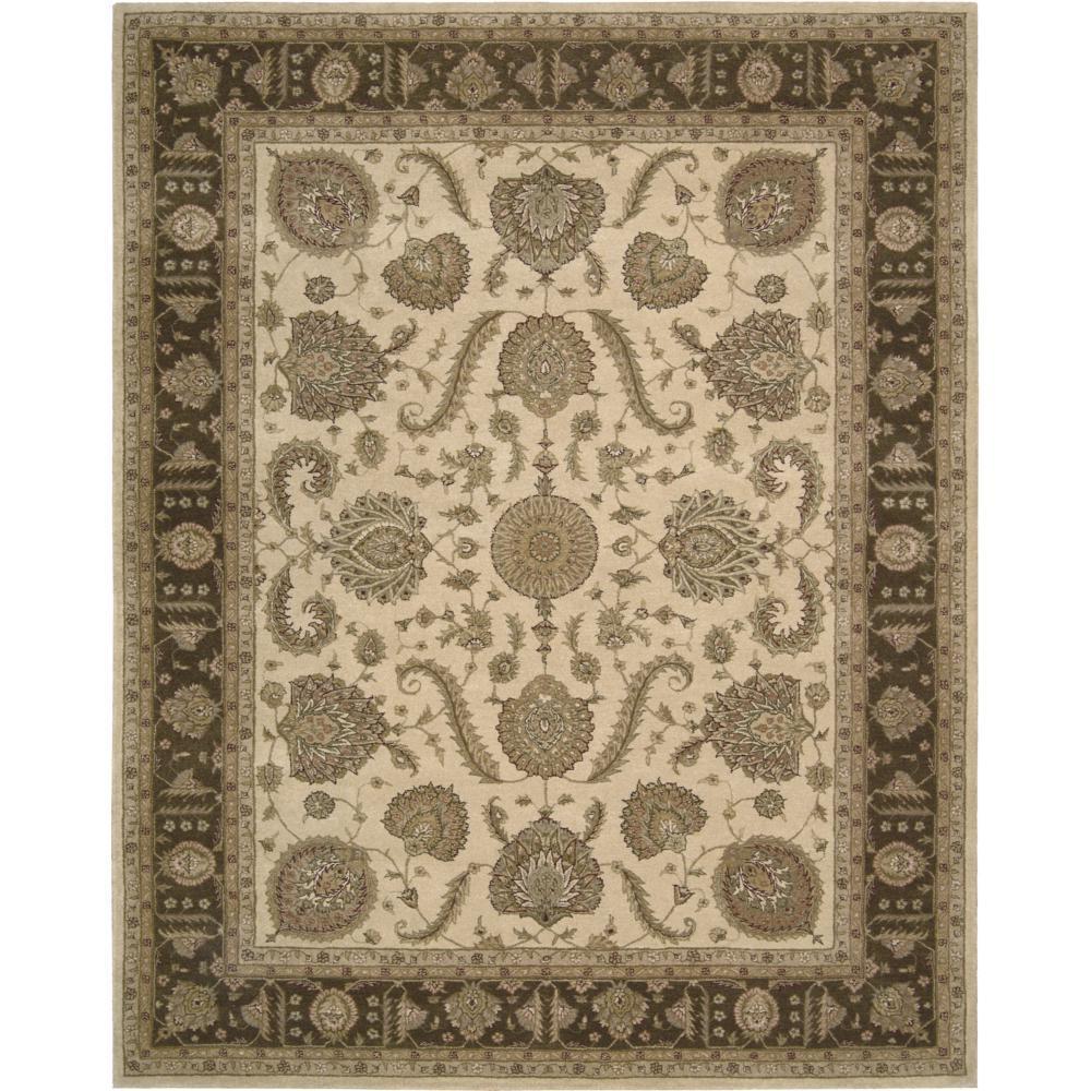 Nourison Heritage Hall Beige Rug 99 X 139