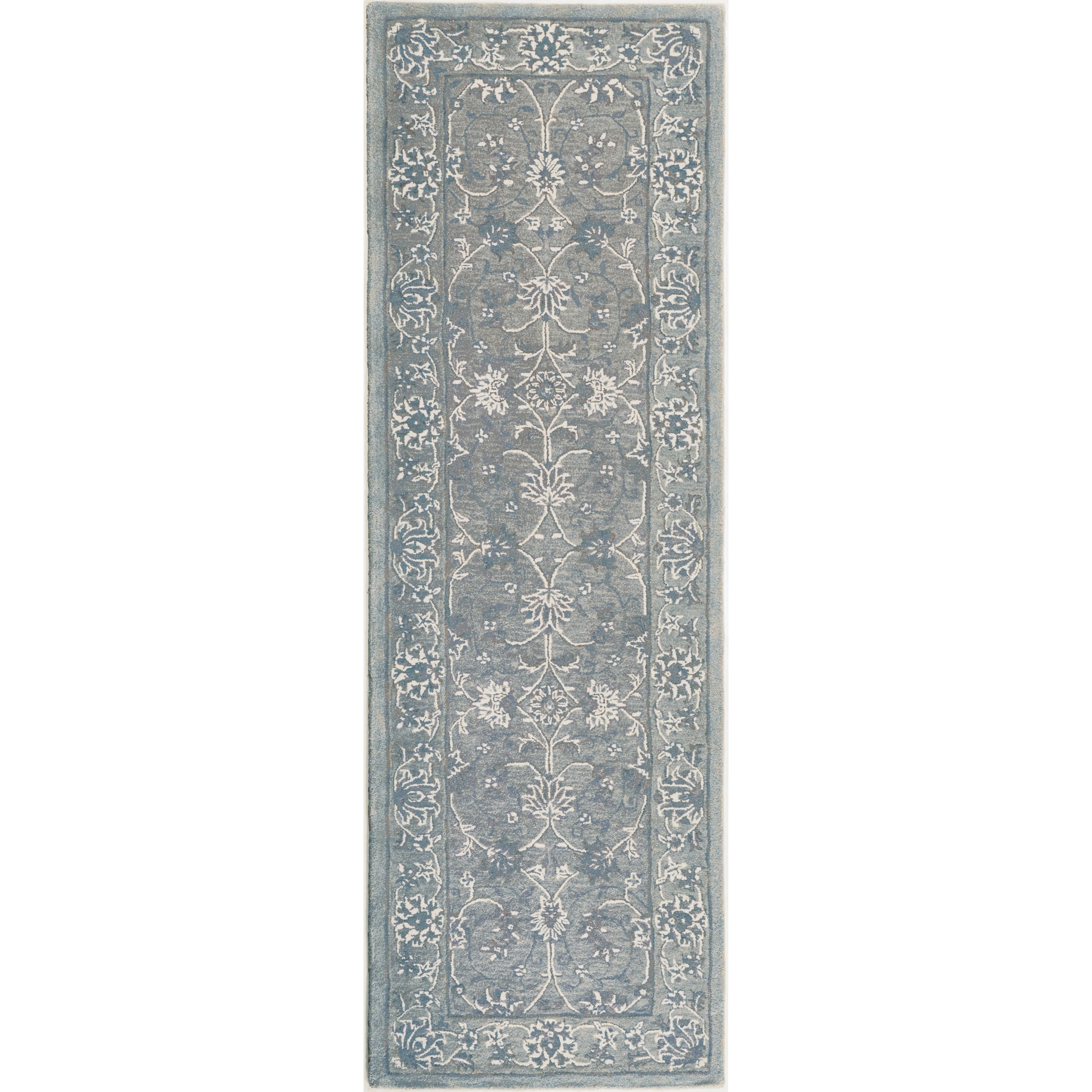 Nourison Heritage Hall Steel Area Rug 26 X 8 26 X 8 Runner