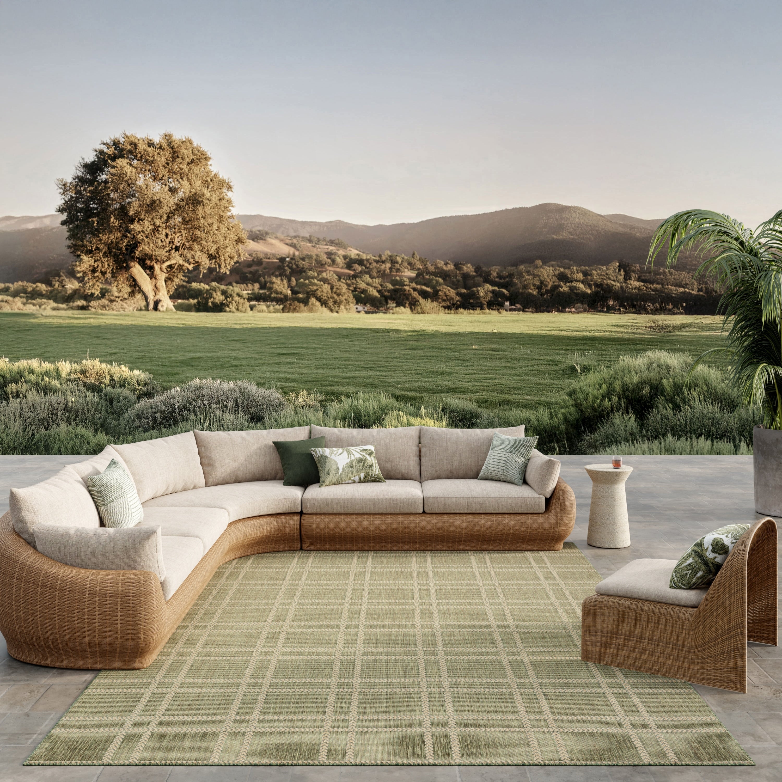 Nourison Horizon Indoor Outdoor Indoor Outdoor Geometric Area Rug