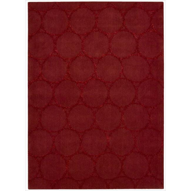 Joseph Abboud Monterey Red Area Rug By Nourison 36 X 56