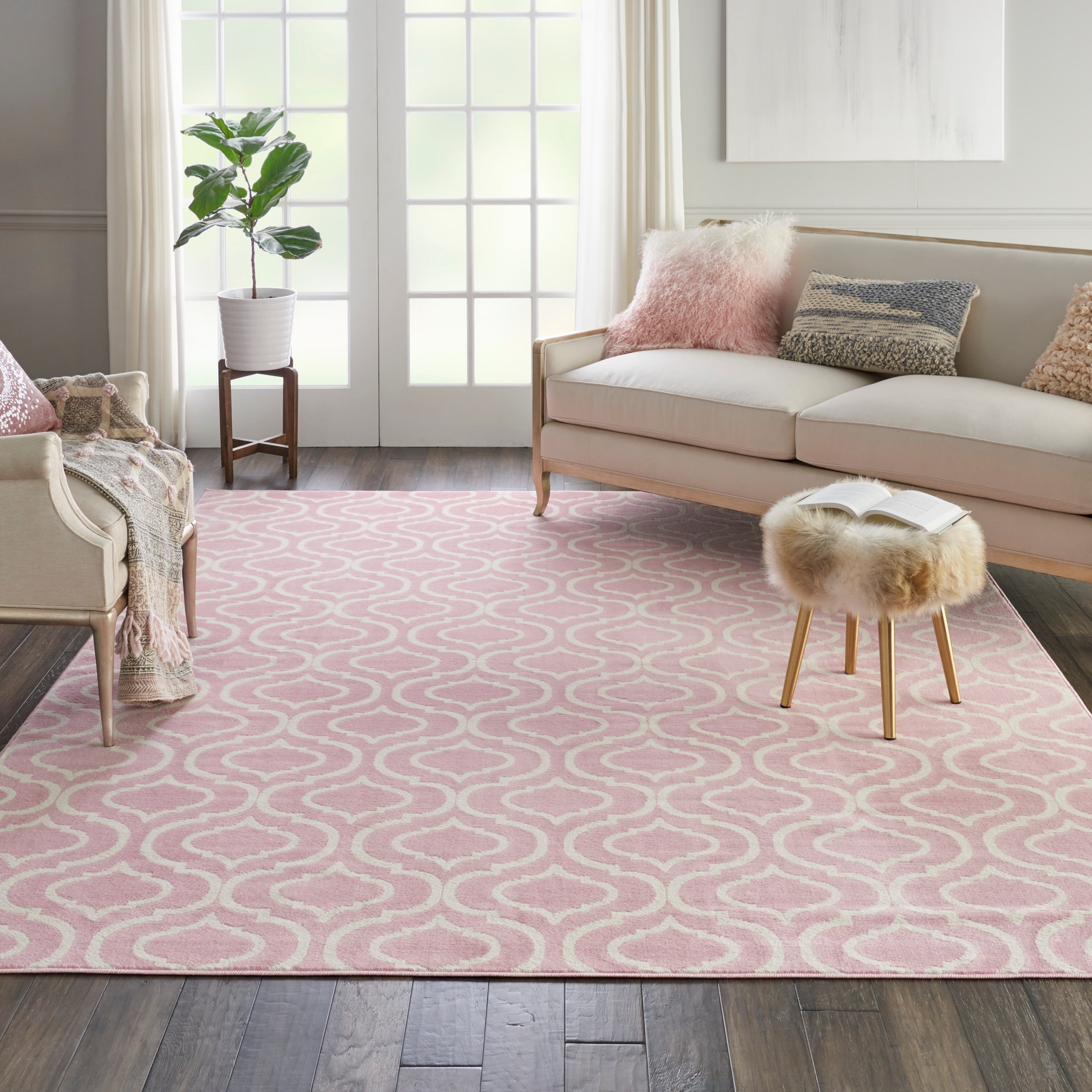Nourison Jubilant Trellis Area Rug