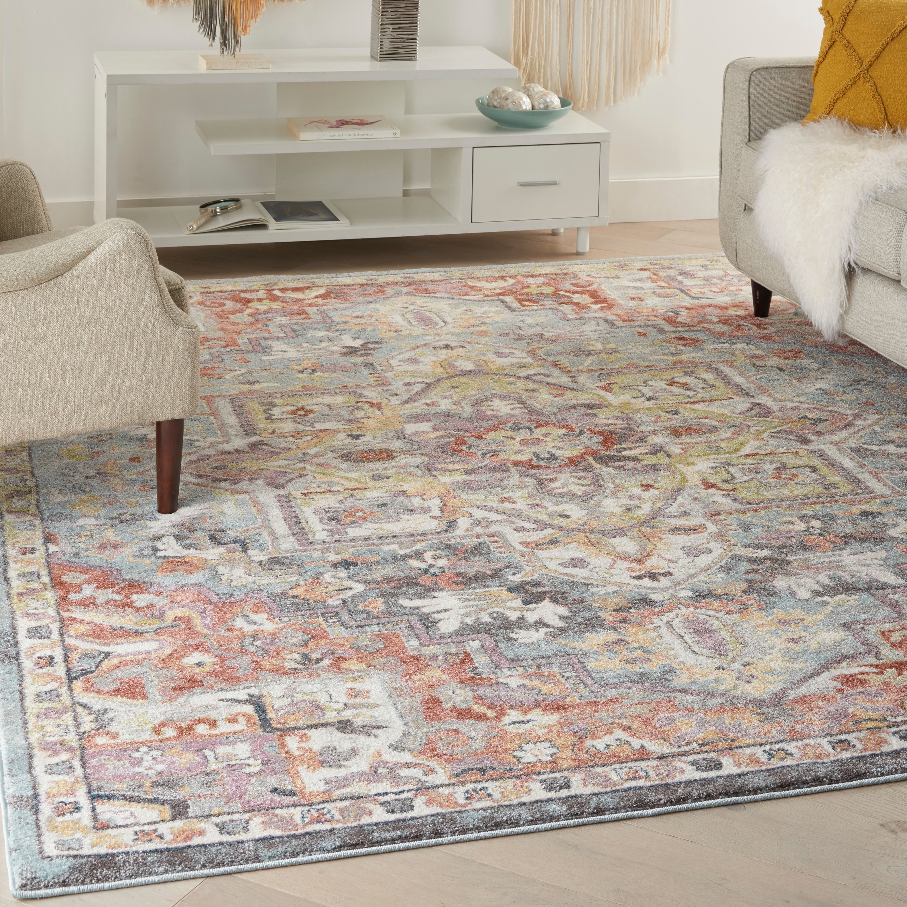 Nourison Juniper Floral Area Rug