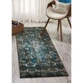 Nourison Karma Blue Area Rug 22 X 76 22 X 76 Runner