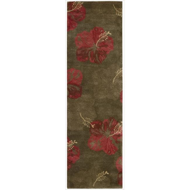 Nourison Lakeside Hand Tufted Hibiscus Area Rug