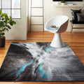 Nourison Le Reve Blue Grey Area Rug