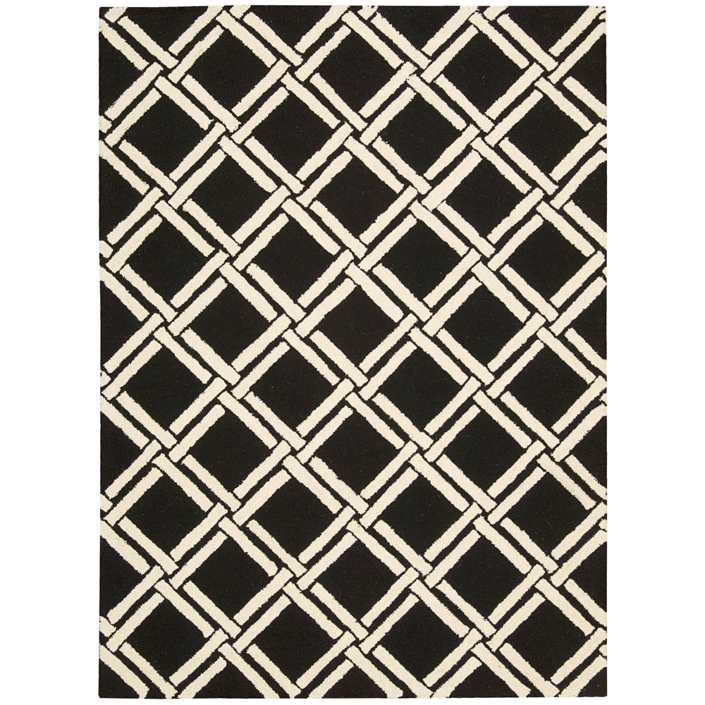 Nourison Linear Geometric Area Rug 8 X 10