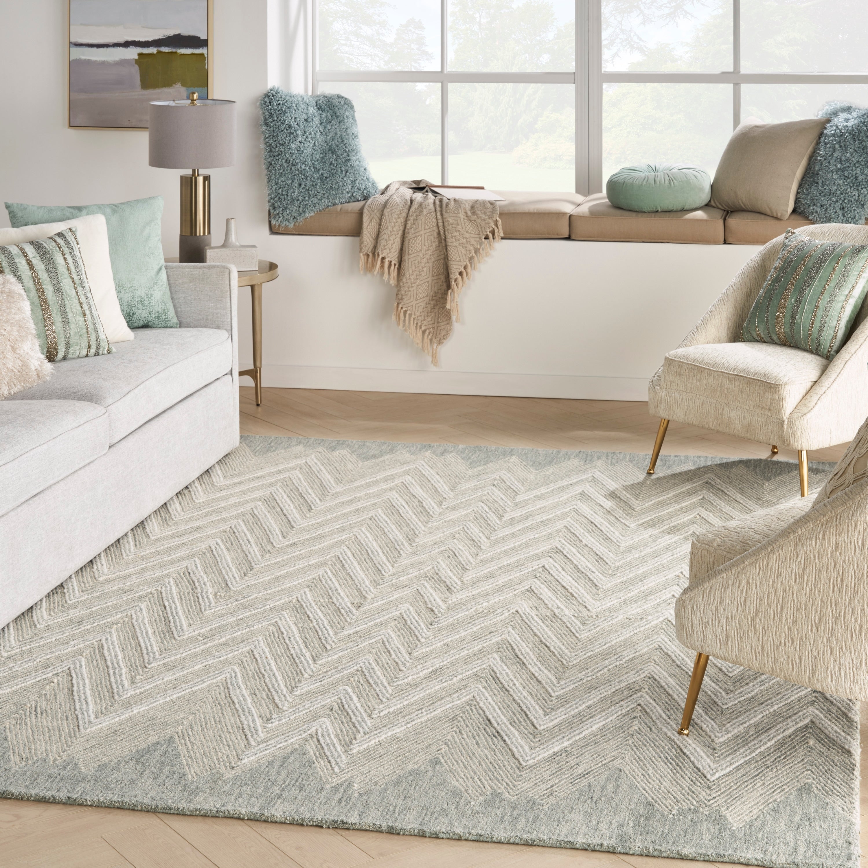 Nourison Linked Brushstroke Area Rug