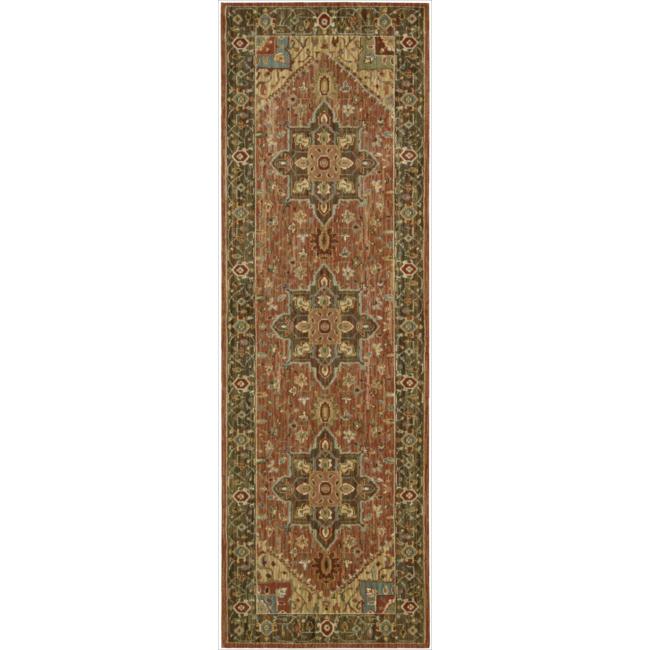Living Treasures Rust Rug 76 X 96