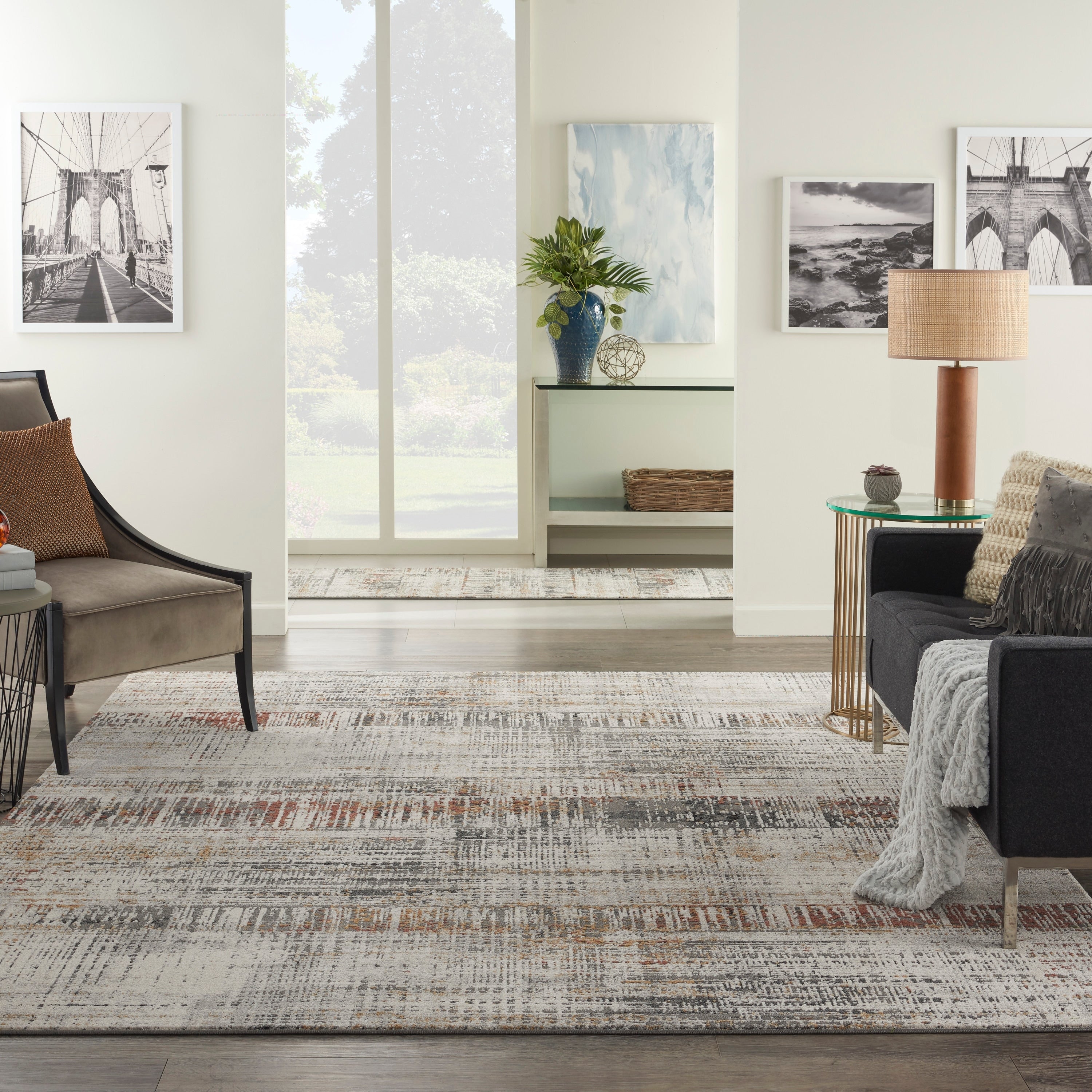 Nourison Ludlow Abstract Area Rug
