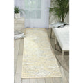 Nourison Luminance Bone Area Rug 23 X 8 23 X 8 Runner