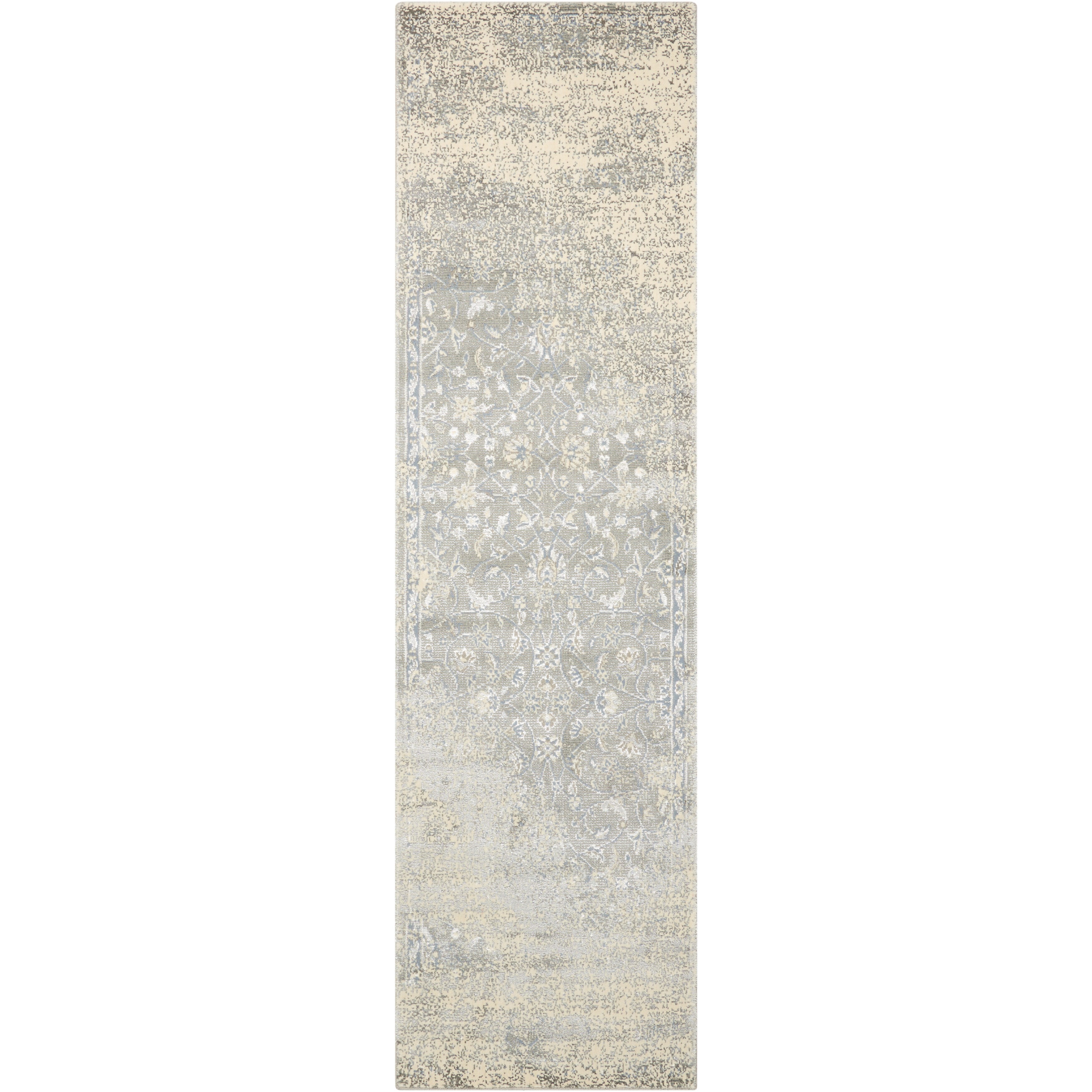 Nourison Luminance Silver Rug 76 X 106