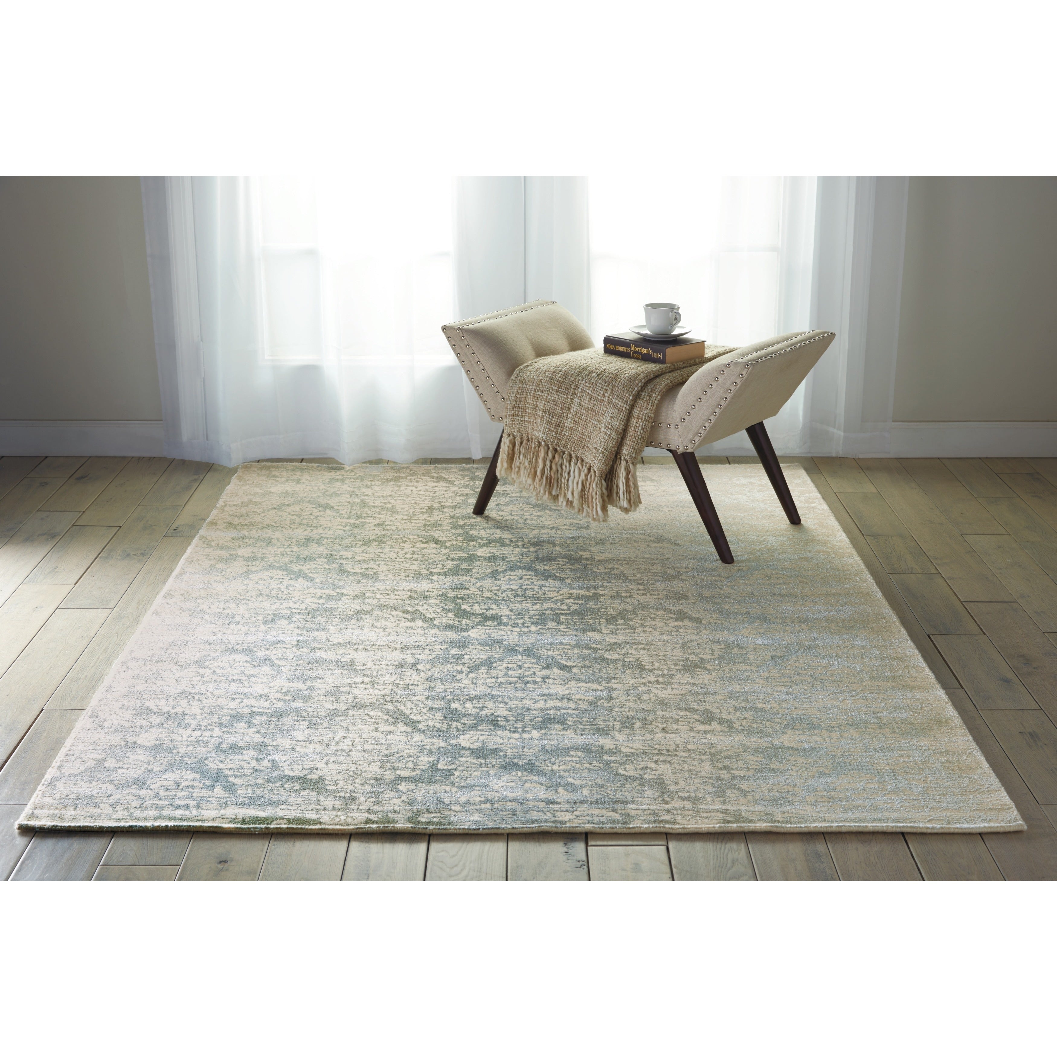 Nourison Luminance Sea Mist Rug 35 X 55