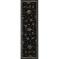 Michael Amini By Nourison Serenade Black Rug 23 X 76 23 X 76 Runner