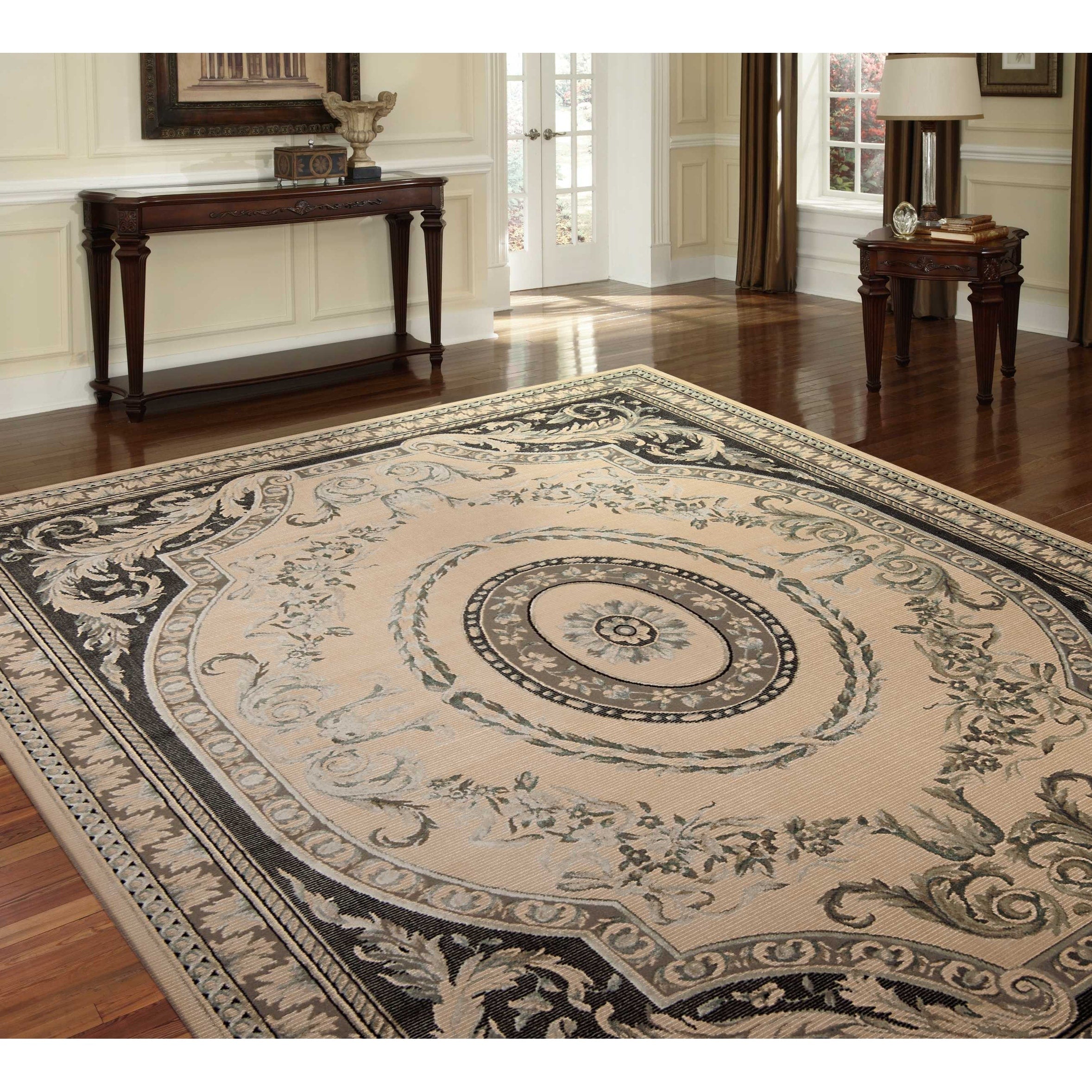 Michael Amini Platine Ivory Area Rug By Nourison 35 X 55