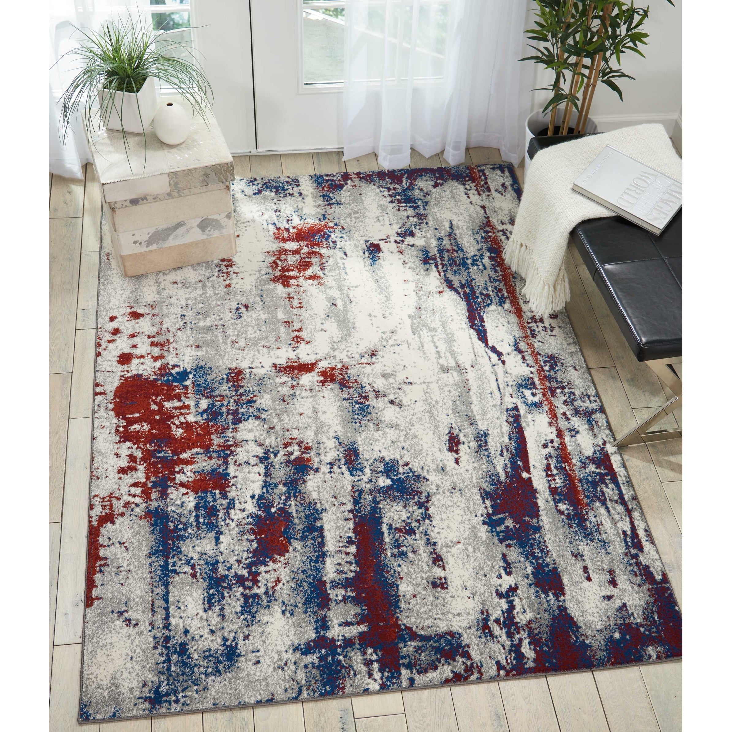 Nourison Maxell Multicolor Distressed Area Rug 710 X 106