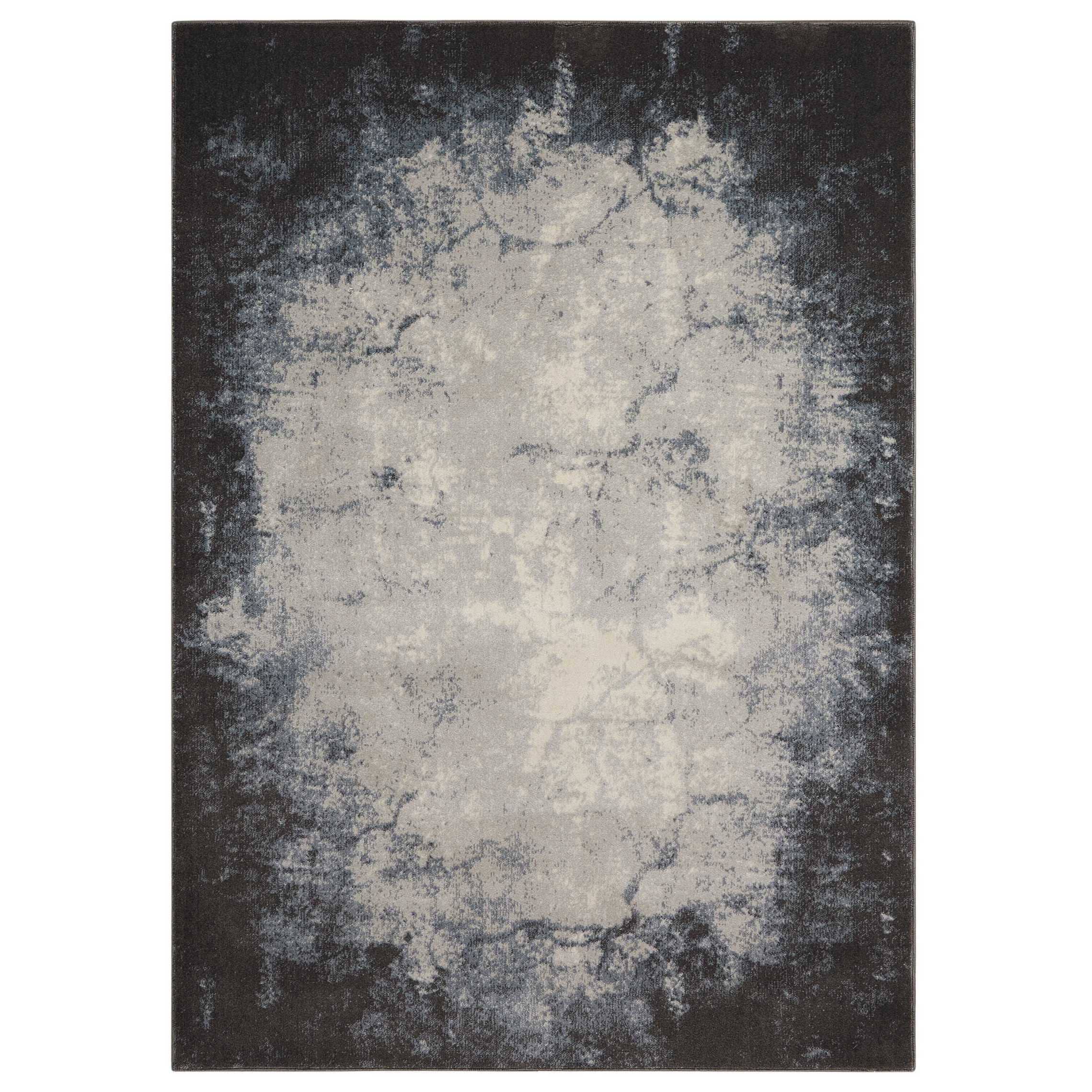 Nourison Maxell Ivory Grey Rug 710 X 106